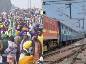  हरियाणा : फिर रेलवे ट्रैक पर डटे किसान, 81 ट्रेनों का संचालन प्रभावित, 18 हुईं रद्द
